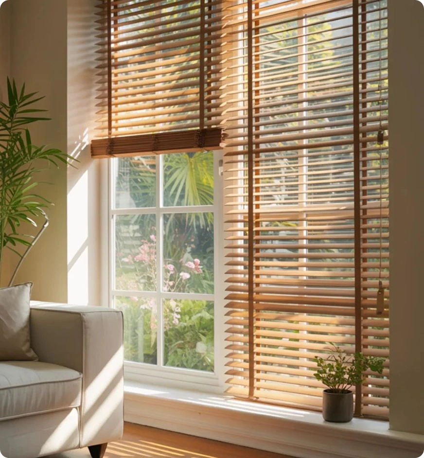 Wooden blinds example 1